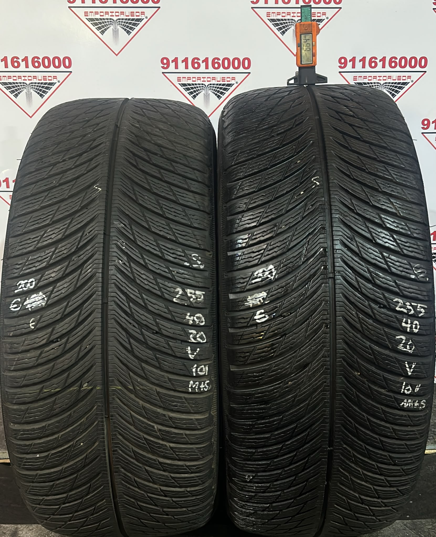 MICHELIN PILOT ALPIN USADO M+S 255/40 R20 101 V